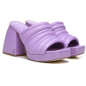 ▶️ Circus by Sam Edelman ◀️ Marlie Platform Block Heel Mule Sandal Lilac 6.5